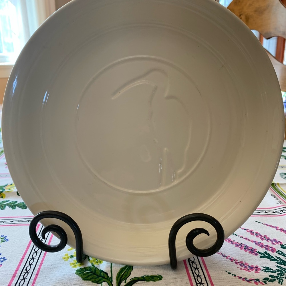 Ibis pie plate - Paul and Lucy Natkiel
